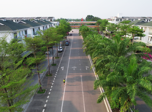 Trải nghiệm cung đường chạy bộ tại Khu đô thị Ecogarden